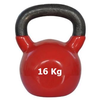Kettlebell En fonte Rouge- 16 kg - 1