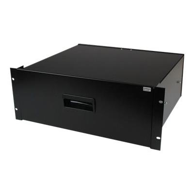 Startech.com Noir Tiroir De Stockage En Acier 4U Pour Racks Et Armoires 48 Cm - Tiroir De Rangement Pour Rack - 4U
