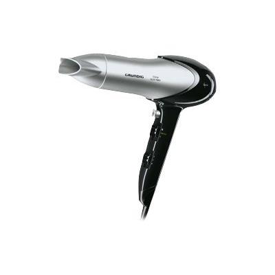 Grundig HD 6080 - haardroger - glanzend zwart/zilver