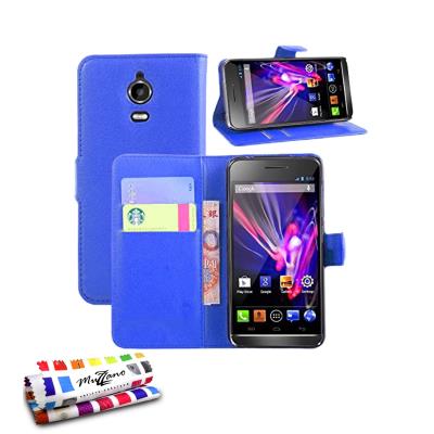 Etui Ã  Rabat Le Folio C Bleu pour WIKO WAX
