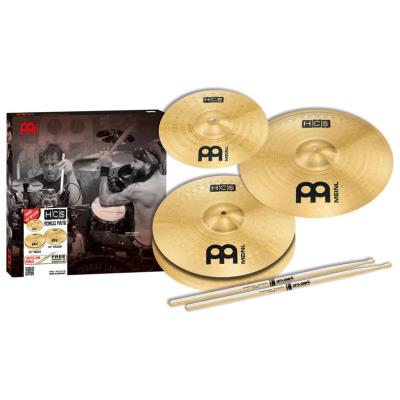 Cymbales MEINL HCS131410S - BONUS PACK CYMBALES MCS 13/14/10 + TX5AW OFFERTE Packs de cymbales