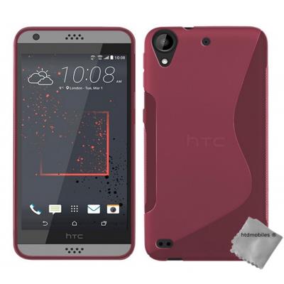 Housse etui coque pochette silicone gel fine pour HTC Desire 530 - ROSE