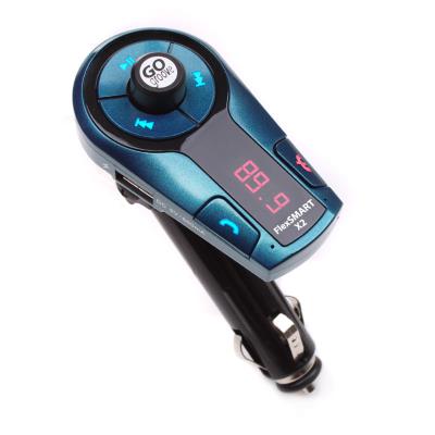 GOgroove FlexSMART X2 Mini Transmetteur FM Bluetooth voiture: kit main-libre - Lecture de la musique et chargeur USB