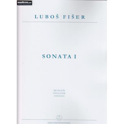 Partitions classique BARENREITER FISER LUBOS - SONATA I Piano