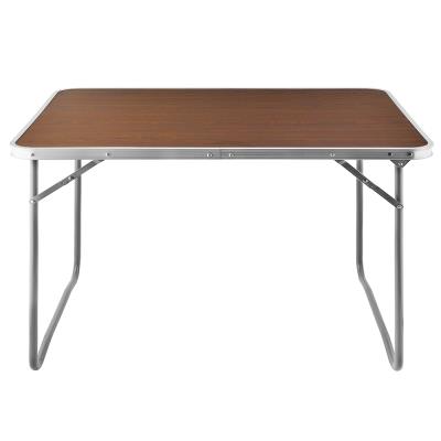Table camping en aluminium Design Bois 80x60x70cm pliable