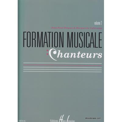 Méthodes et pédagogie LEMOINE LABROUSSE M./DESPAX J.P. - FORMATION MUSICALE CHANTEURS VOL. 2 Formation musicale - solfège