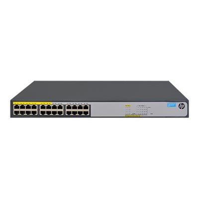 HPE 1420-24G-PoE+ (124W) Switch - switch - 24 poorten - onbeheerd - rack-uitvoering