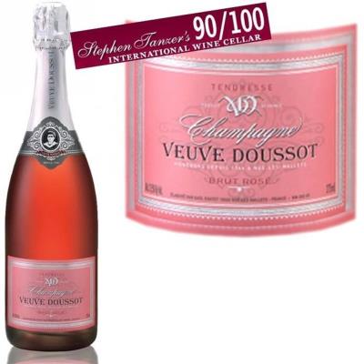 Champagne veuve doussot rosé