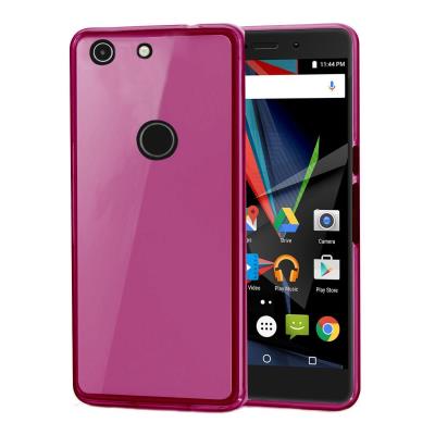 Archos 55 Diamond Selfie / Selfie LITE - Coque Protection arrière gel TPU rose smartphone UltimKaz - Accessoires pochette XEPTIO : Exceptional case