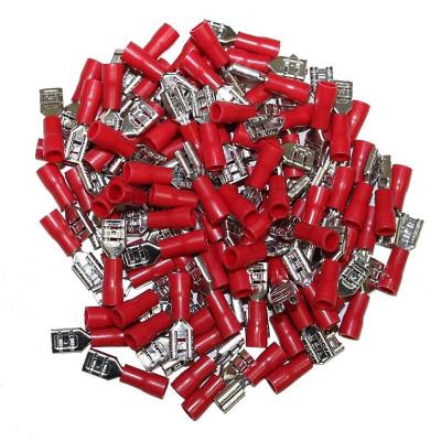 Cosses Electriques Plates Femelles Rouges 4.7 Sachet De 100 Cosses