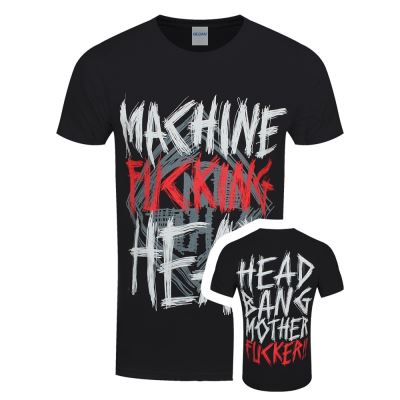Machine Head T-Shirt Bang Your Head Homme Noir - Taille M