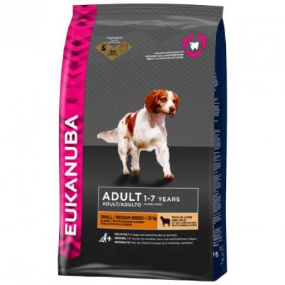 Meilleurs prix pour Croquettes eukanuba adulte agneau et riz sac 12 kg