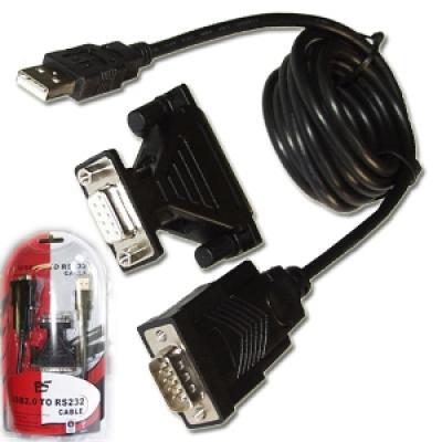 Convertisseur USB vers port série RS232(DB9) + adaptateur DB9 vers DB25