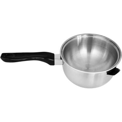 Casserole bain marie double fond - Inox - 1L - 17cm