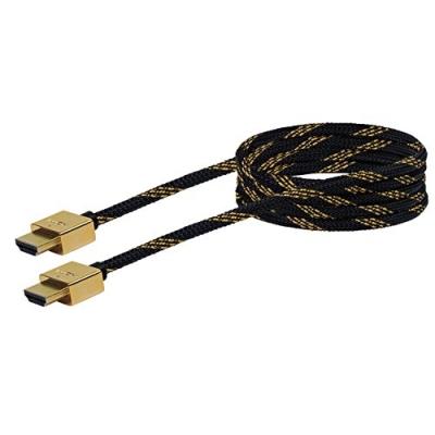 Schwaiger hdmi-kabel 1,5m slim vergoldet hdmsl15531