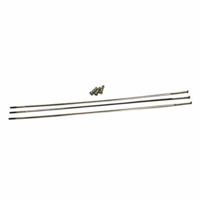 Droit zipp cx ray lot de 3 rayons externes) noir noir oxyde 246 mm