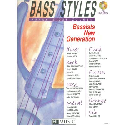 Méthodes et pédagogie LEMOINE DARIZCUREN FRANCIS - BASSISTS NEW GENERATION + CD - GUITARE BASSE Guitare basse