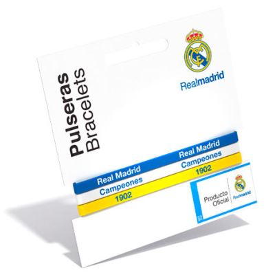 REAL MADRID - Bracelet tricolor Real Madrid classique