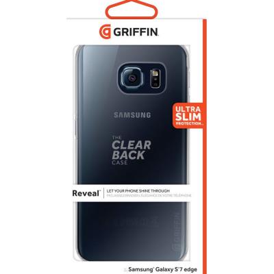 Griffin Reveal - Achterzijde behuizing voor mobiele telefoon - polycarbonaat, thermoplastic polyurethaan (TPU) - transparant - voor Samsung Galaxy S7 edge