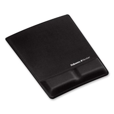 Fellowes 9181201 'Health-V' Lycra Tapis de souris ergonomique avec repose-poignet Noir