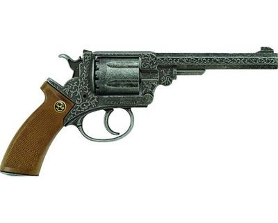 Pistolet en métal - Adams Antik - 12 coups : 25 cm