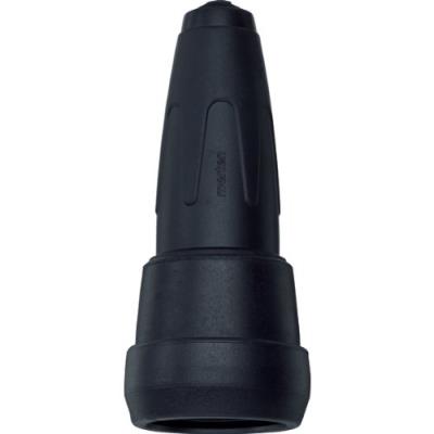 Merten 173092 Raccord Schuko Avec Manchon De Blocage Caoutchouc Plein Noir
