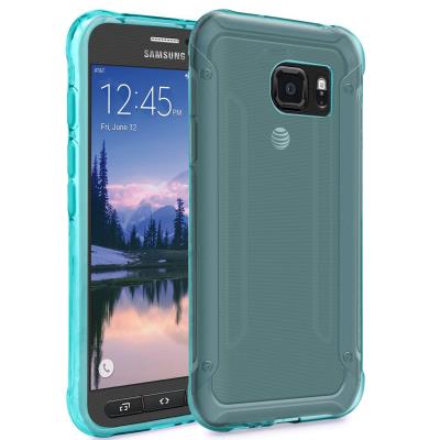 Samsung Galaxy S7 Active Etui Housse Coque de protection Ultra Fine Silicone TPU Gel Pour Samsung Galaxy S7 Active (Jelly - Bleu Lagon)