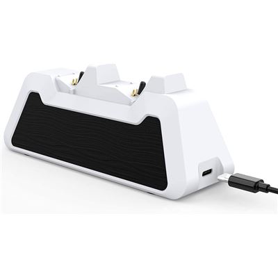 Chargeur PS5 Dual Blanc