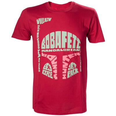 Polo-T-shirt-Top Star Wars - Boba Fett Word Play T-shirt - S