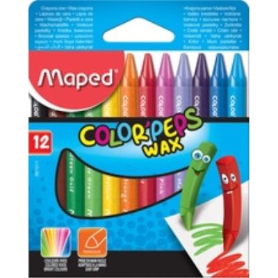 Maped Wachsmalstifte Colorpeps Wax, 18Er Kartonetui 861012