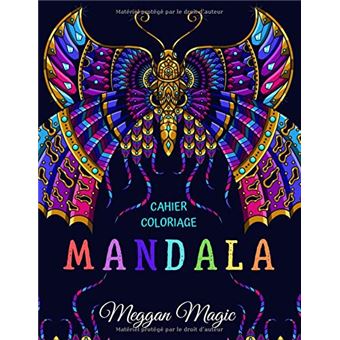 Cahier Coloriage MANDALA (Livre Coloriage Adulte).: Livre de