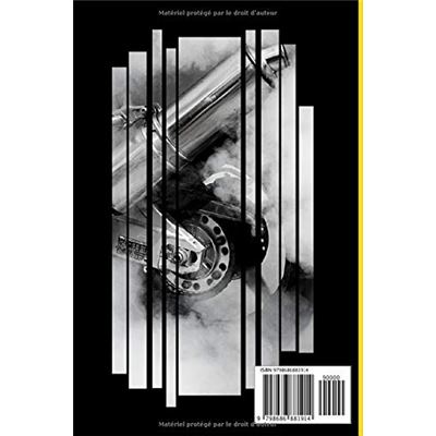 Carnet d'entretien moto avec pages préfabriquées - 100 pages