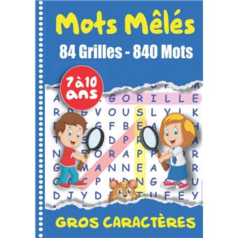 Mots Meles Enfants 8 à 10 ans: 100 Puzzles amusants en Gros