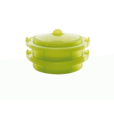 Lékué 3400702v09u004 bateau à vapeur silicone vert 22 cm