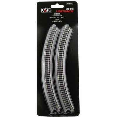 Rail courbe r282 45 n kato 20-110 7078101