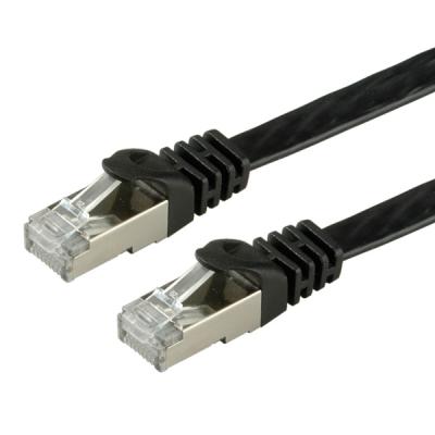 Value câble ftp cat6,plat,noir,5m 12.04.1097
