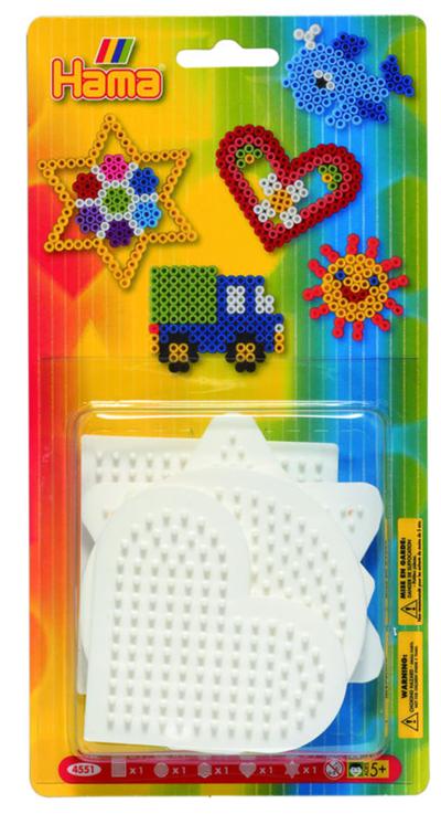 HAMA 4551 Midi Plaques Blister PM X5 géométriques
