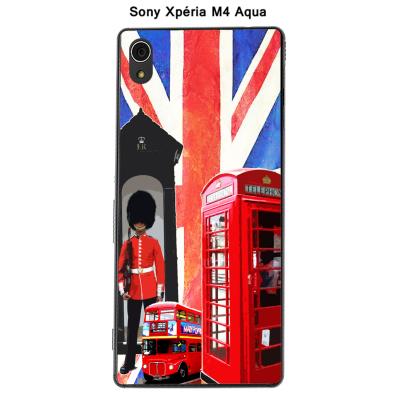 Coque Sony Xpéria M4 Aqua - Londres-3