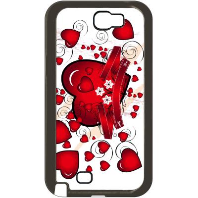 Coque samsung note 2 motif love coeur