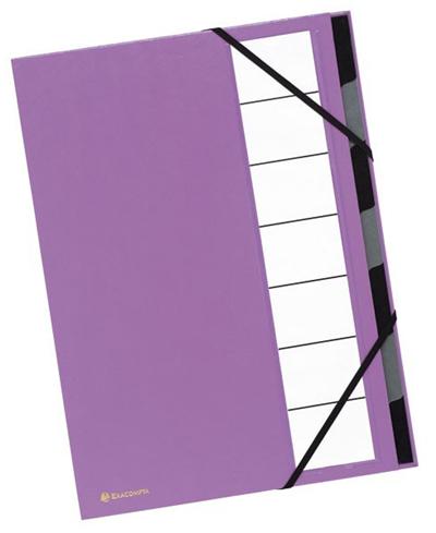 Trieur Exacompta Rigide Ordonator 7 Compartiments assortis