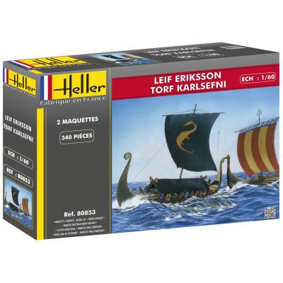 Coffret 2 maquettes bateaux : Leif Eriksson & Torf Karlsefni Heller