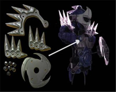 Bandai Armouron Set Accessoires