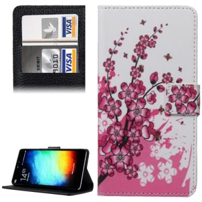 Xiaomi Mi 4 Coque housse Cuir PU  Fleurs de Cerisier