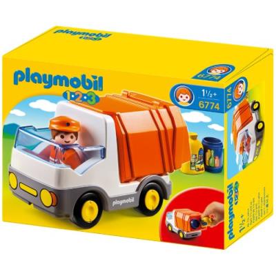 Playmobil 123 Recyclage Camion Avec Tri Fonction Bébé Moteur Compétences