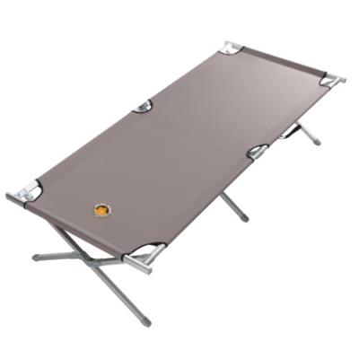 Grand canyon lit de camp aluminium gris 192 x 65 x 40