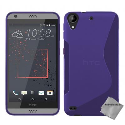 Housse etui coque pochette silicone gel fine pour HTC Desire 530 - MAUVE