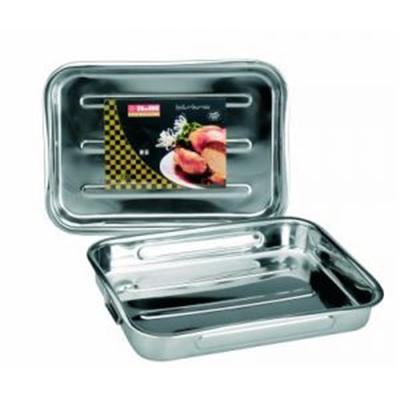 IBILI - Ustensiles et accessoires de cuisine - plat rôtir inox anses pliantes 48x34cm ( 6518-45-4 )