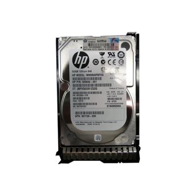HPE Dual Port Midline - Vaste schijf - 500 GB - intern - 2.5 SFF - SAS 6Gb/s - 7200 tpm - met HP SmartDrivehouder
