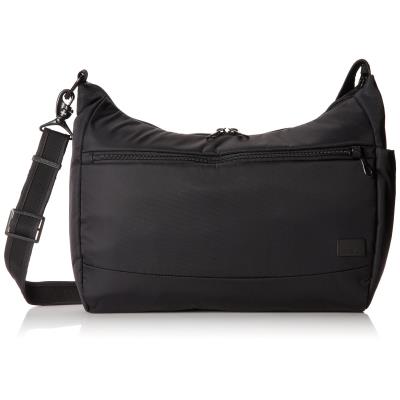 Pacsafe Citysafe CS200 - Sac à bandoulière - polyuréthane, nylon 100D - noir