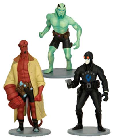 Hellboy pack 3 figurines 10 cm